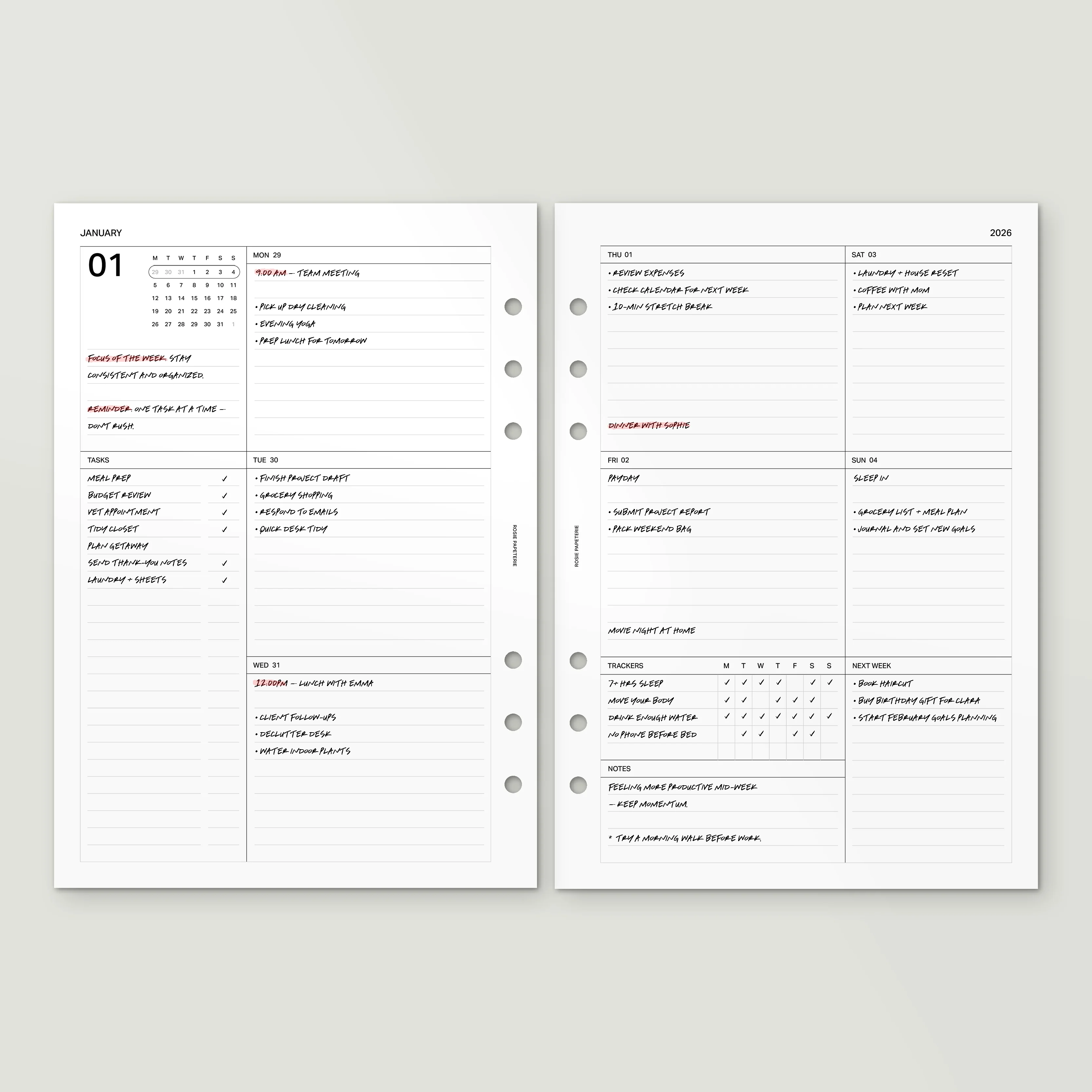 2026 Agenda Bundle  — A5 - Image 4