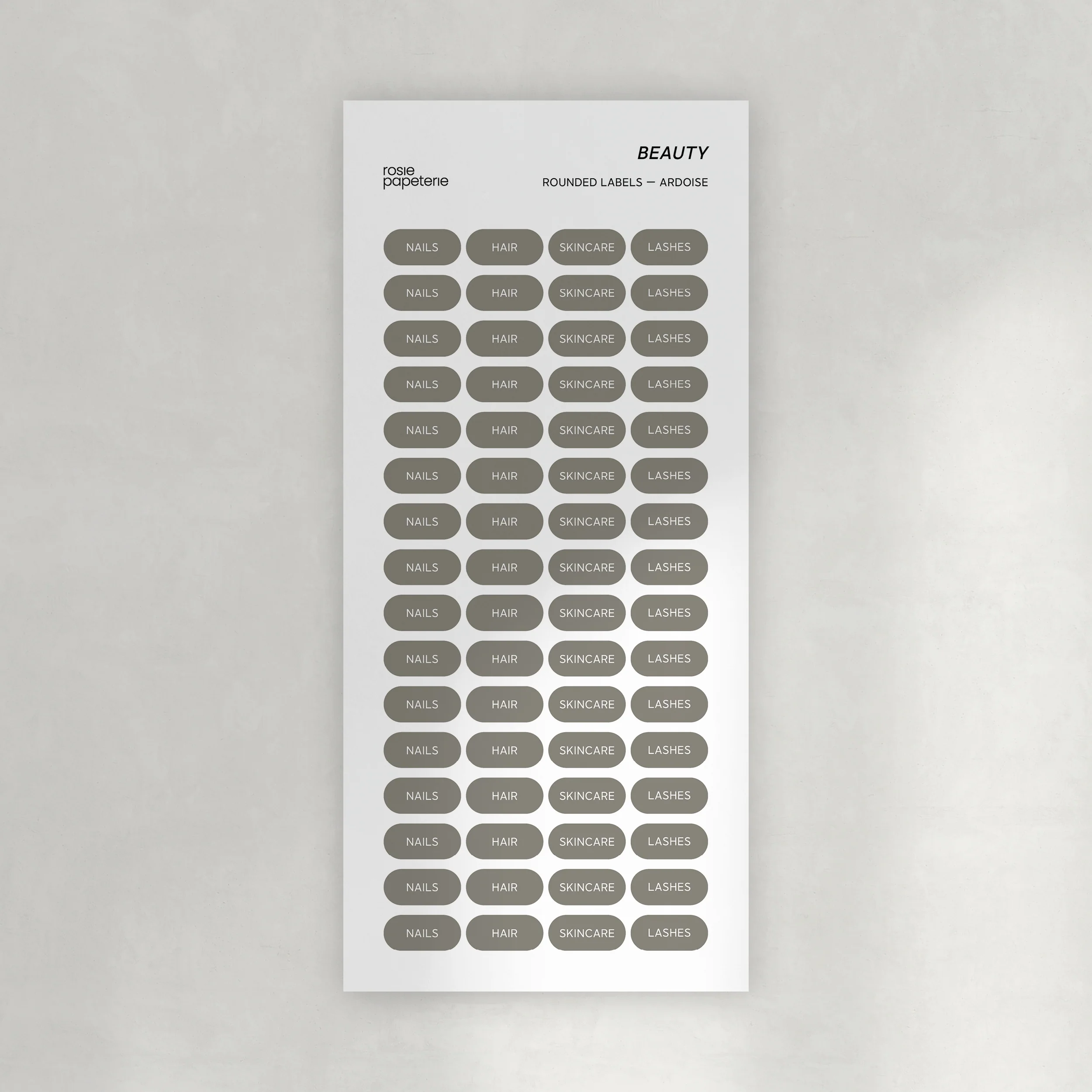 Beauty Rounded Labels Stickers - Image 8
