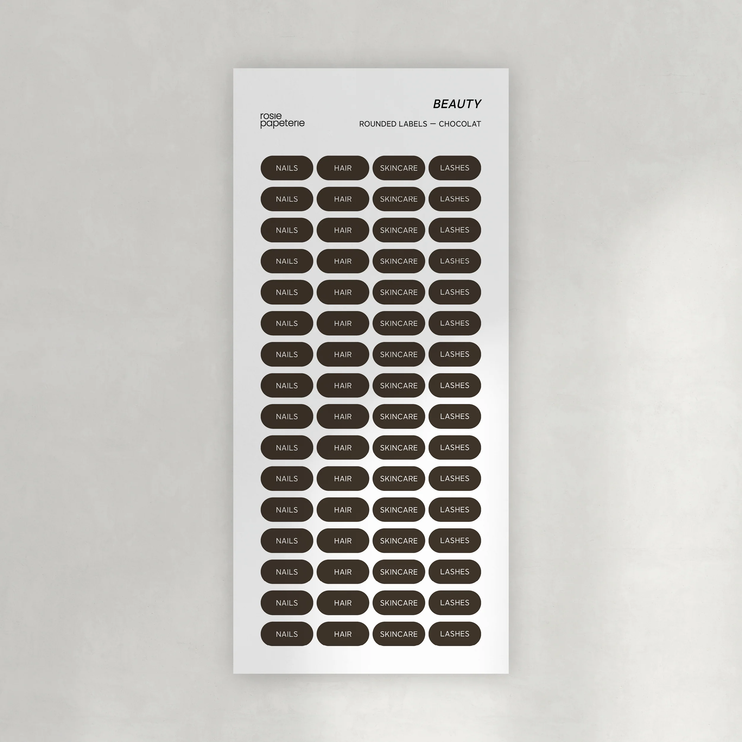 Beauty Rounded Labels Stickers - Image 9