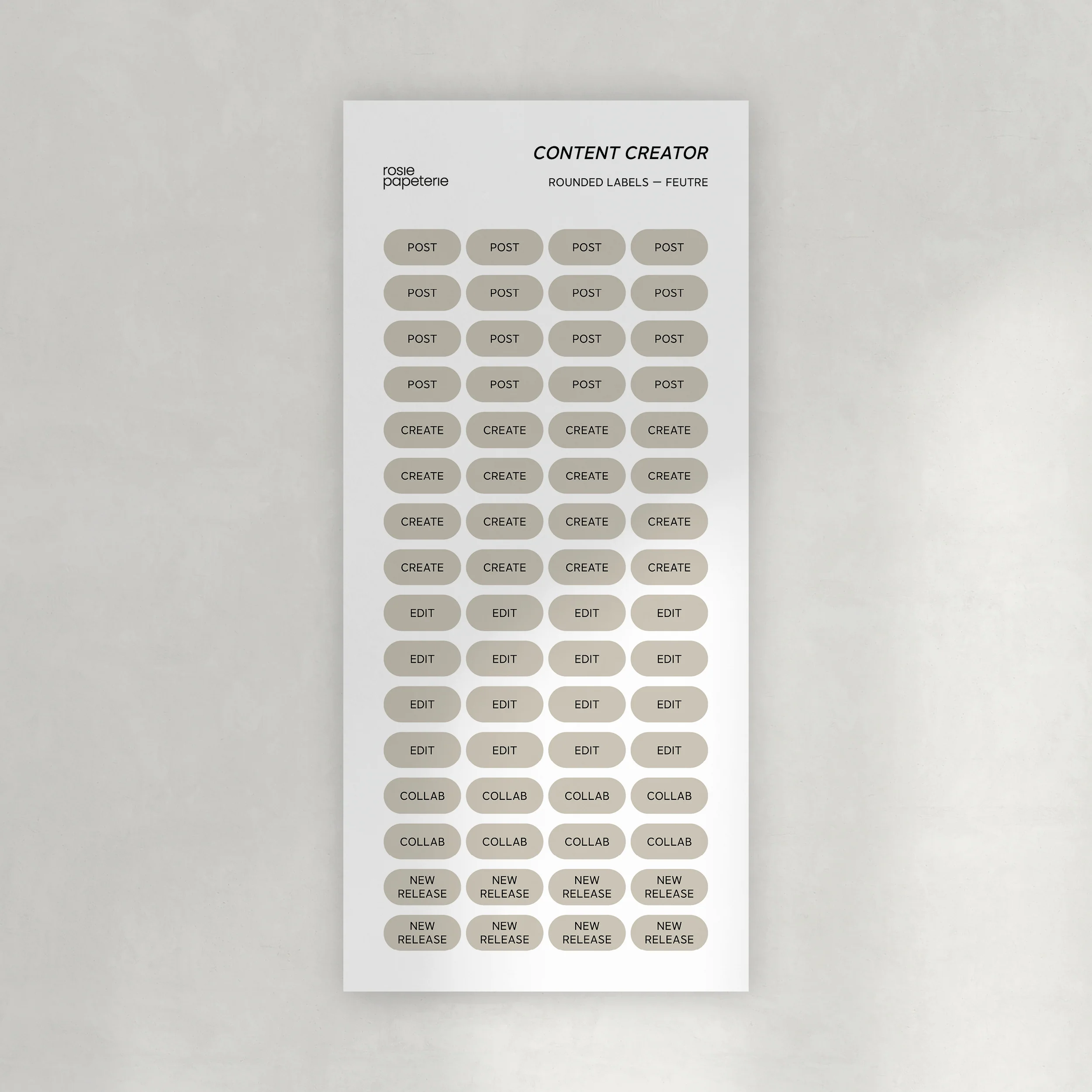 Content Creator Rounded Labels Stickers - Image 4