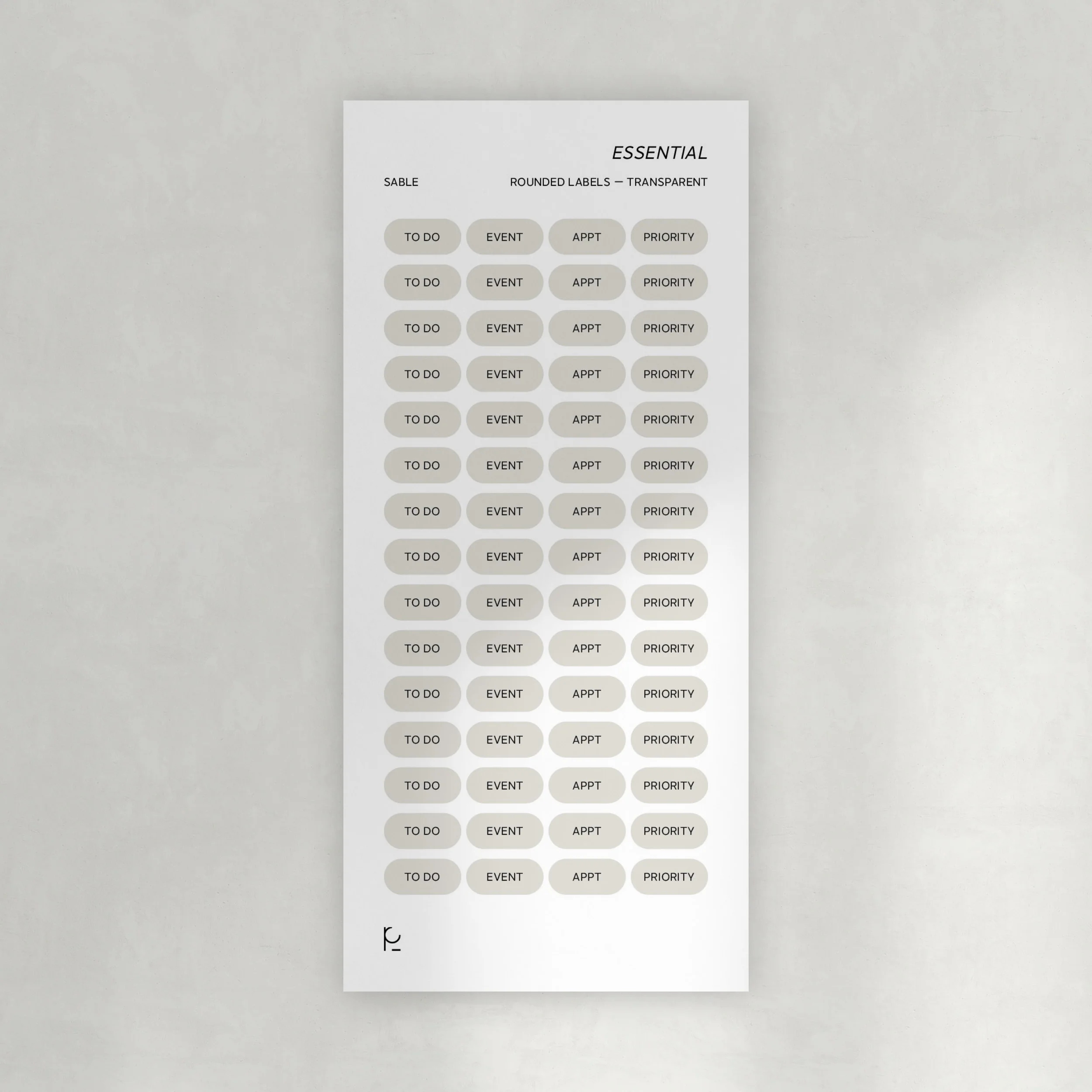 Essential Rounded Labels Stickers - Image 3