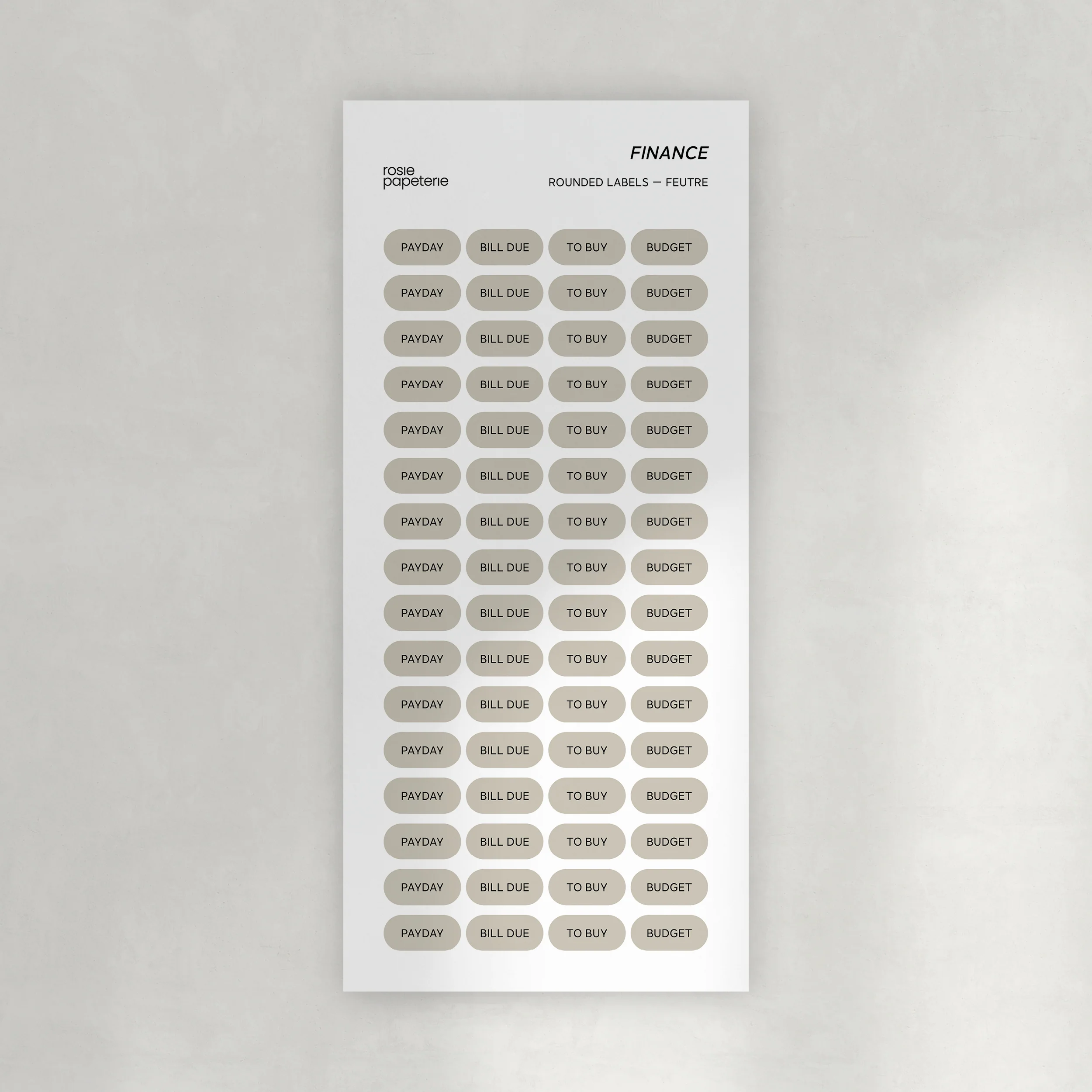 Finance Rounded Labels Stickers - Image 4
