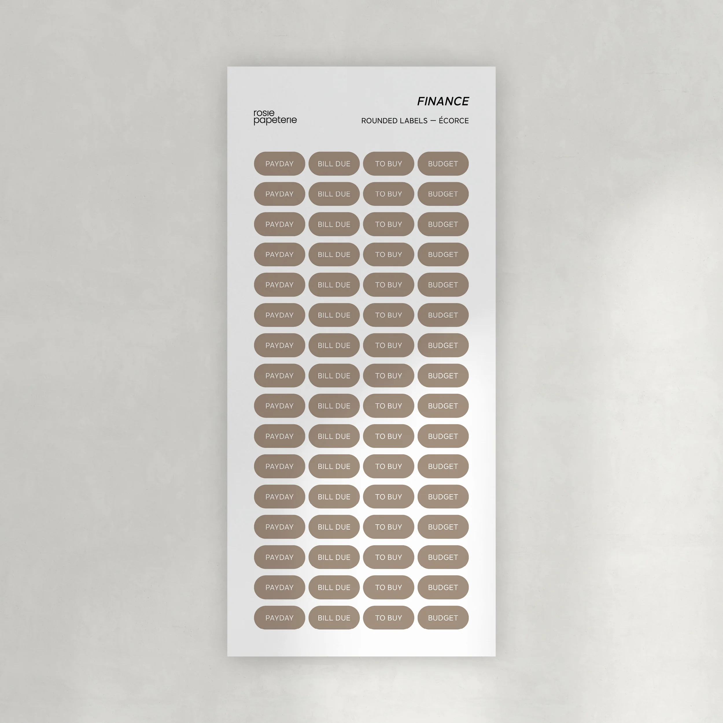 Finance Rounded Labels Stickers - Image 7