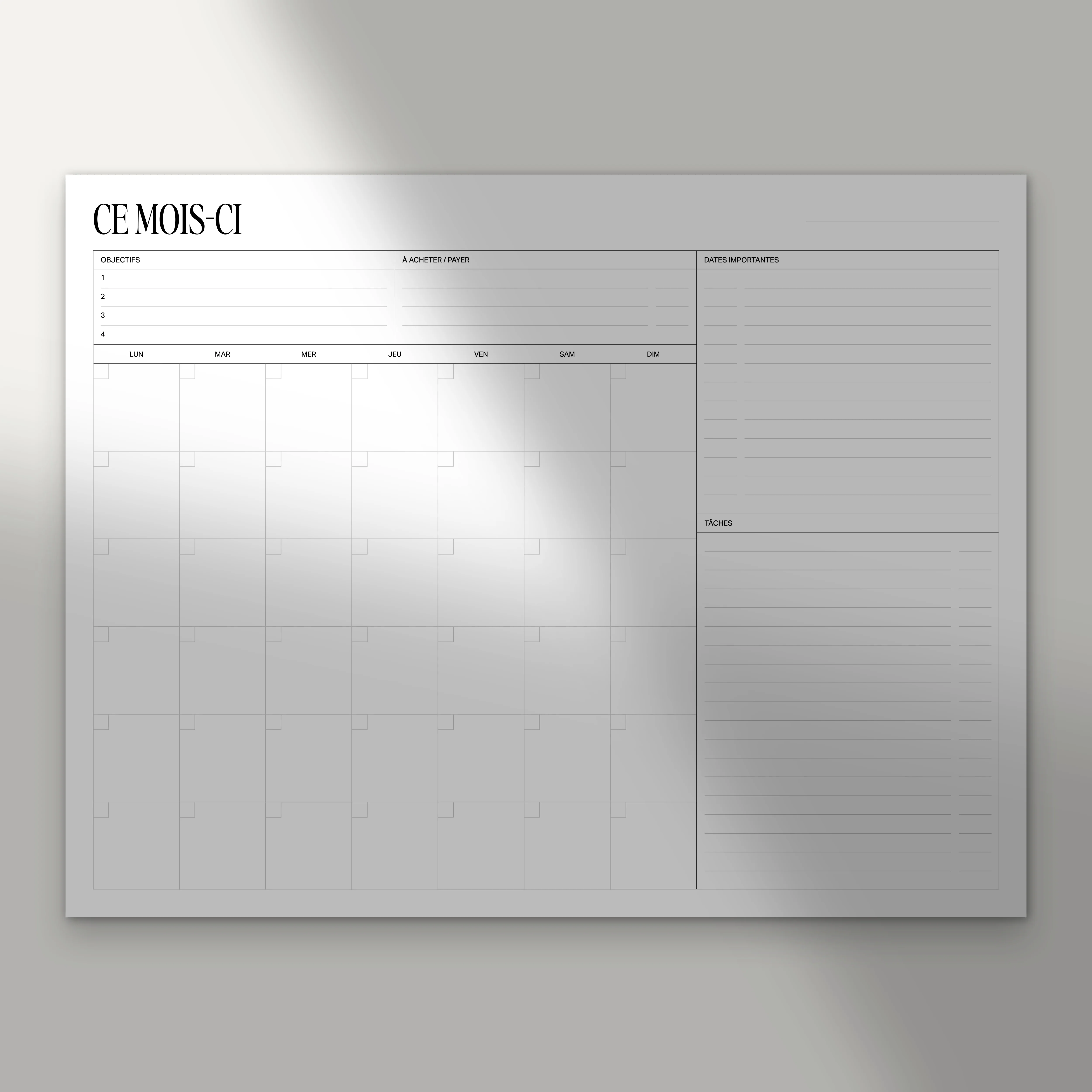 Monthly DeskPad - Image 3
