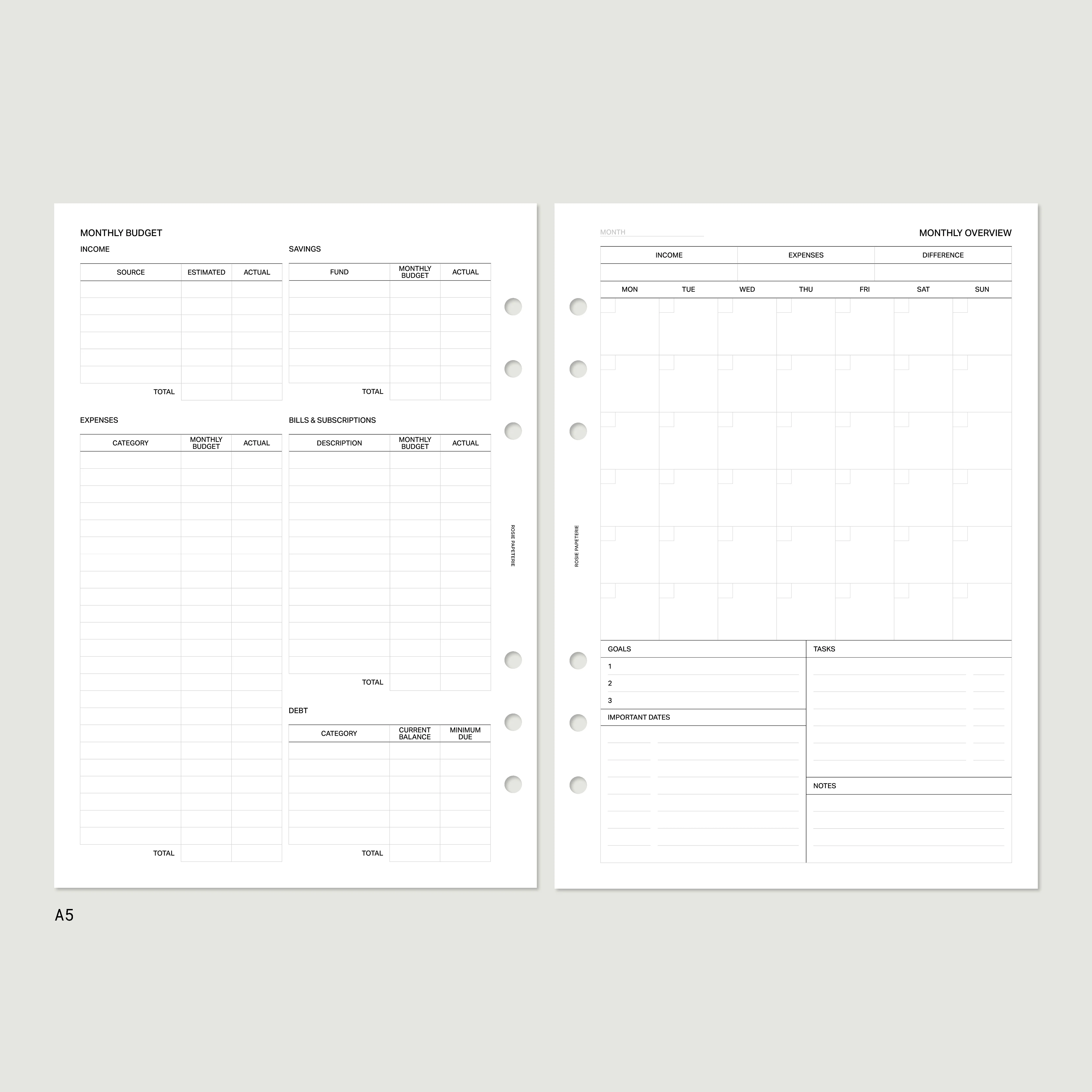 Undated Finance Bundle - Image 3