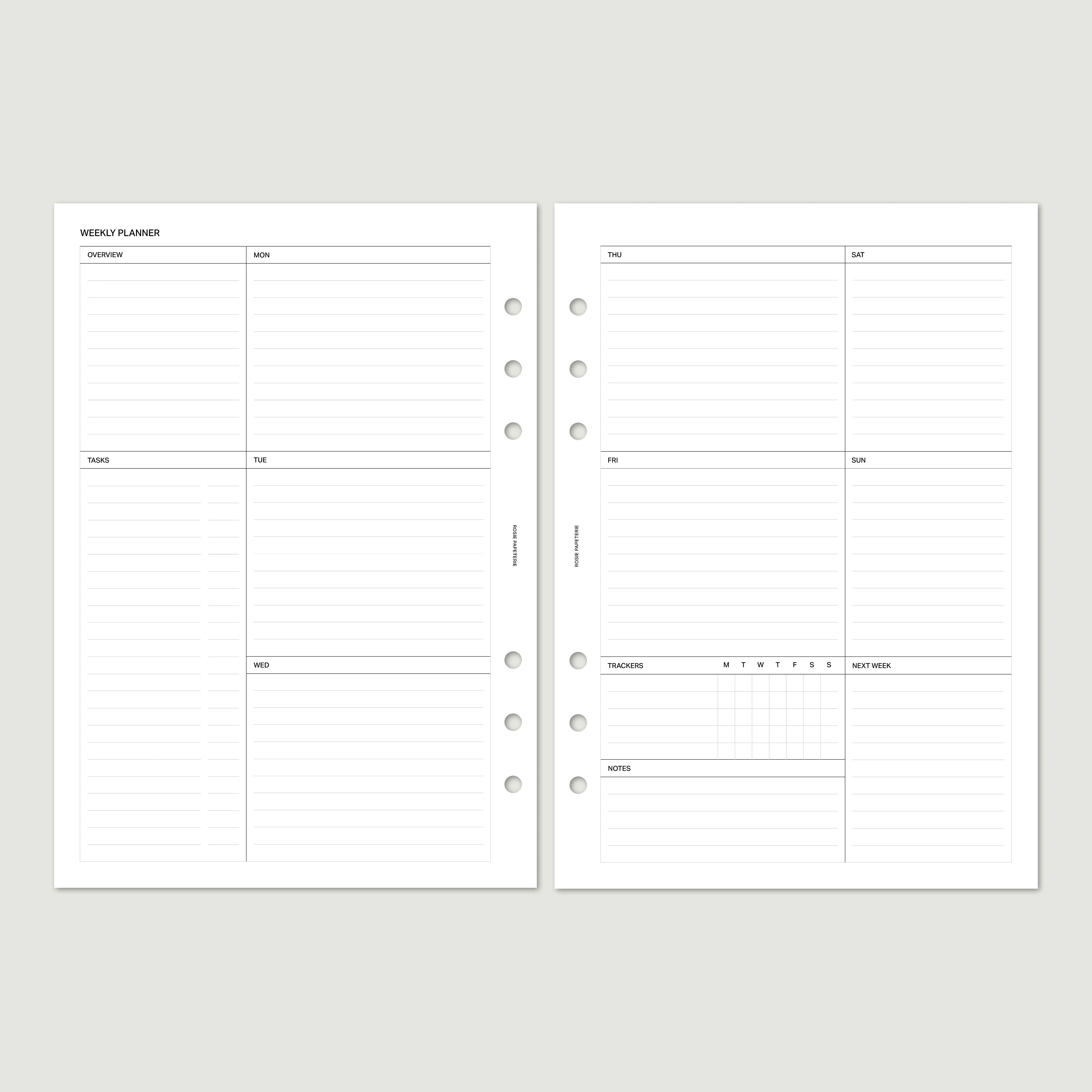 Undated Weekly Vertical - PDF - Image 2